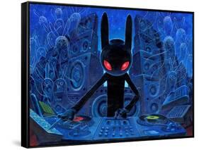 DJ BlackRabbit-Aaron Jasinski-Framed Stretched Canvas