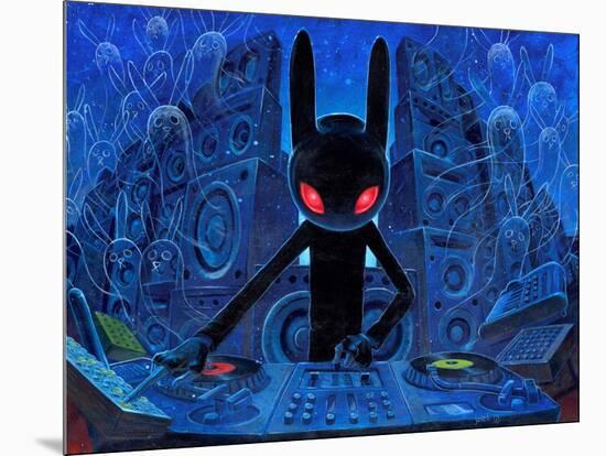 DJ BlackRabbit-Aaron Jasinski-Mounted Art Print