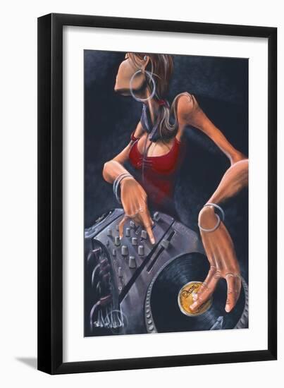 DJ Jewel-David Garibaldi-Framed Art Print