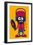 Dj Monster Vector Design-braingraph-Framed Art Print