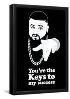 DJ Quotables- You're the Keys-null-Framed Poster