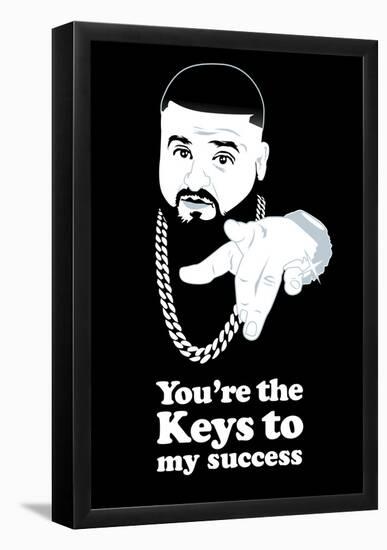 DJ Quotables- You're the Keys-null-Framed Poster