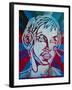 DJ-Abstract Graffiti-Framed Giclee Print