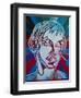 DJ-Abstract Graffiti-Framed Giclee Print