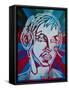 DJ-Abstract Graffiti-Framed Stretched Canvas