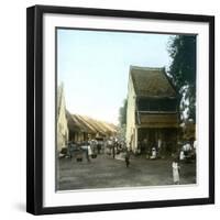 Djakarta (Island of Java, Indonesia), Houses, around 1900-Leon, Levy et Fils-Framed Photographic Print