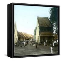 Djakarta (Island of Java, Indonesia), Houses, around 1900-Leon, Levy et Fils-Framed Stretched Canvas