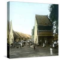 Djakarta (Island of Java, Indonesia), Houses, around 1900-Leon, Levy et Fils-Stretched Canvas