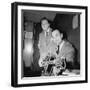 Django Reinhardt and David Rose at the Aquarium in New York City,1946-William Paul Gottlieb-Framed Premium Photographic Print