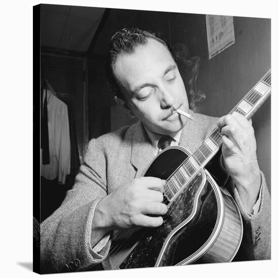 Django Reinhardt at the Aquarium in New York City, 1946-William Paul Gottlieb-Stretched Canvas