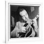 Django Reinhardt at the Aquarium in New York City, 1946-William Paul Gottlieb-Framed Photographic Print