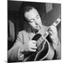 Django Reinhardt at the Aquarium in New York City, 1946-William Paul Gottlieb-Mounted Photographic Print