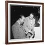 Django Reinhardt at the Aquarium in New York City, 1946-William Paul Gottlieb-Framed Photographic Print