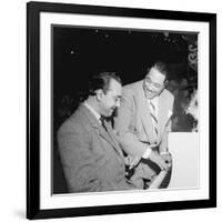 Django Reinhardt at the Aquarium in New York City, 1946-William Paul Gottlieb-Framed Photographic Print