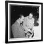 Django Reinhardt at the Aquarium in New York City, 1946-William Paul Gottlieb-Framed Photographic Print