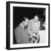 Django Reinhardt at the Aquarium in New York City, 1946-William Paul Gottlieb-Framed Photographic Print