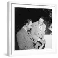 Django Reinhardt at the Aquarium in New York City, 1946-William Paul Gottlieb-Framed Photographic Print