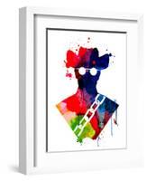 Django Watercolor-Lora Feldman-Framed Art Print