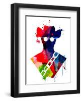 Django Watercolor-Lora Feldman-Framed Art Print