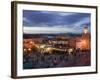 Djemma El-Fna Square, Marrakech, Morocco-Walter Bibikow-Framed Photographic Print