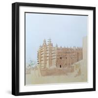 Djenne (Mali) Grande Mosquee, Tuesday, 2000-Charlie Millar-Framed Giclee Print