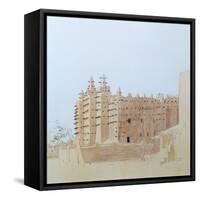 Djenne (Mali) Grande Mosquee, Tuesday, 2000-Charlie Millar-Framed Stretched Canvas