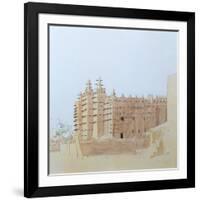 Djenne (Mali) Grande Mosquee, Tuesday, 2000-Charlie Millar-Framed Giclee Print