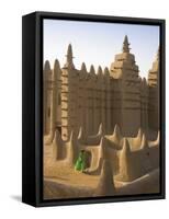 Djenne Mosque, Djenne, Niger Inland Delta, Mopti Region, Mali-Gavin Hellier-Framed Stretched Canvas