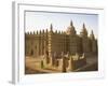 Djenne Mosque, Djenne, Niger Inland Delta, Mopti Region, Mali-Gavin Hellier-Framed Photographic Print