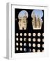 Djenné, the Great Mosque of Djenné from a Traditional Moroccan-Style Latticed Window, Mali-Nigel Pavitt-Framed Photographic Print