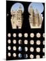 Djenné, the Great Mosque of Djenné from a Traditional Moroccan-Style Latticed Window, Mali-Nigel Pavitt-Mounted Photographic Print