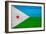 Djibouti Flag Design with Wood Patterning - Flags of the World Series-Philippe Hugonnard-Framed Art Print