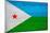 Djibouti Flag Design with Wood Patterning - Flags of the World Series-Philippe Hugonnard-Mounted Art Print