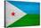 Djibouti Flag Design with Wood Patterning - Flags of the World Series-Philippe Hugonnard-Stretched Canvas