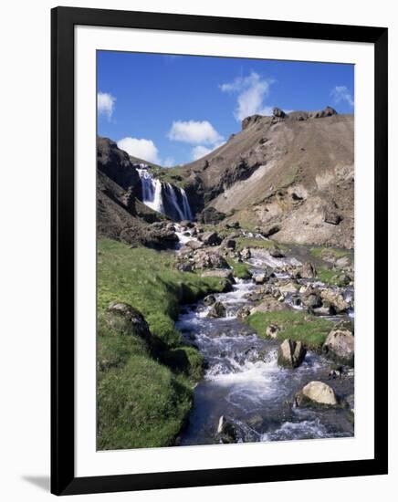 Djupaqil Gorge, Southwest Area Near Hveragerdi, Iceland, Polar Regions-Geoff Renner-Framed Photographic Print