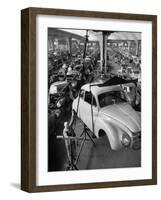 Dkw Auto Works, New 1954 Opels Getting Made-Ralph Crane-Framed Photographic Print