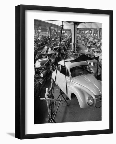 Dkw Auto Works, New 1954 Opels Getting Made-Ralph Crane-Framed Photographic Print