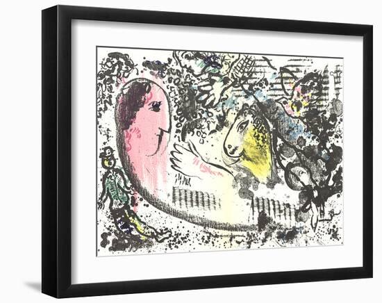 DLM No. 182 pages 4,5-Marc Chagall-Framed Art Print