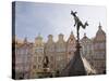 Dlugi Targ (Long Market), Lined with Medieval Houses, Gdansk, Pomerania, Poland, Europe-Gavin Hellier-Stretched Canvas