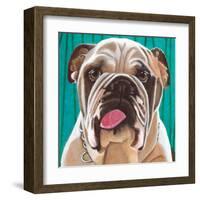 Dlynn's Dogs - Bosco-Dlynn Roll-Framed Art Print