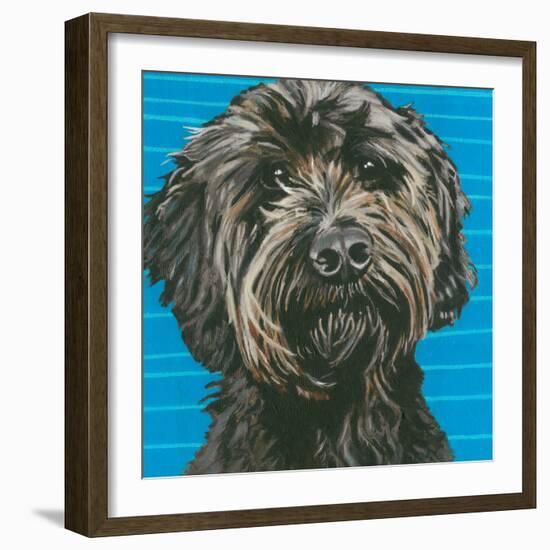 Dlynn's Dogs - Mini-Dlynn Roll-Framed Art Print