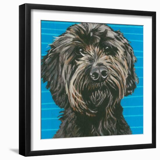 Dlynn's Dogs - Mini-Dlynn Roll-Framed Art Print