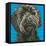 Dlynn's Dogs - Mini-Dlynn Roll-Framed Stretched Canvas