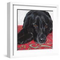 Dlynn's Dogs - Tallulah-Dlynn Roll-Framed Art Print