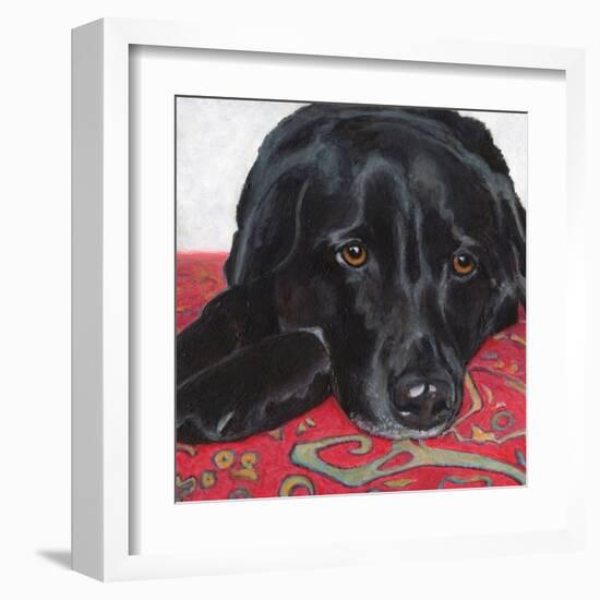 Dlynn's Dogs - Tallulah-Dlynn Roll-Framed Art Print