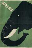 Poster for the Leningrad Zoo, 1928-Dmitri Anatolyevich Bulanov-Framed Giclee Print