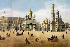 View Down River from the Kremlin Including the Church of Our Saviour-Dmitri Indieitzeff-Giclee Print