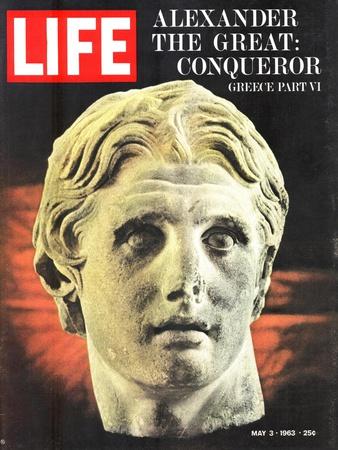Bust of Alexander the Great, May 3, 1963