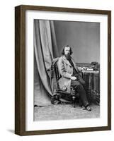 Dmitri Mendeleev, Russian Chemist, C1880-C1882-Andrei Osipovich Karelin-Framed Photographic Print