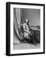 Dmitri Mendeleev, Russian Chemist, C1880-C1882-Andrei Osipovich Karelin-Framed Photographic Print